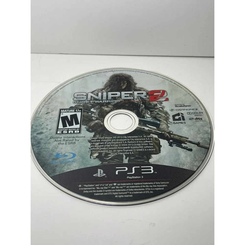 SNIPER 2 GHOST WARRIOR (PLAYSTATION 3, PS3)